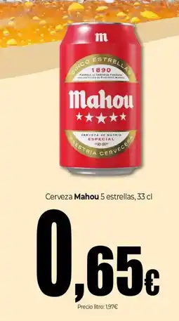 Unide Market MAHOU 5 ESTRELLAS Cerveza oferta