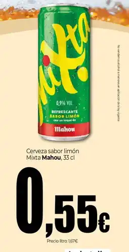 Unide Market MAHOU Cerveza sabor limón Mixta oferta