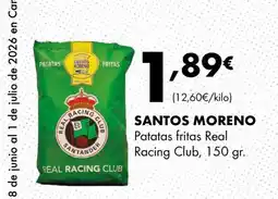 Supermercados Lupa SANTOS MORENO Patatas fritas Real Racing Club oferta