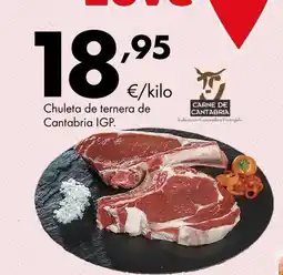 Supermercados Lupa Chuleta de ternera de Cantabria IGP oferta