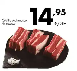 Supermercados Lupa Costilla o churrasco de ternera oferta