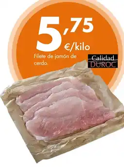 Supermercados Lupa Filete de jamón de cerdo oferta