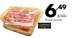 Supermercados Lupa Panceta de cerdo oferta