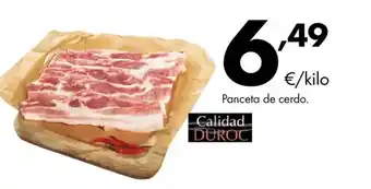 Supermercados Lupa Panceta de cerdo oferta