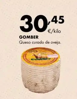 Supermercados Lupa GOMBER Queso curado de oveja oferta