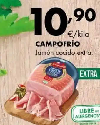 Supermercados Lupa CAMPOFRÍO Jamón cocido extra oferta