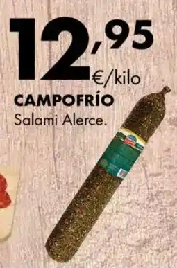 Supermercados Lupa CAMPOFRÍO Salami Alerce oferta