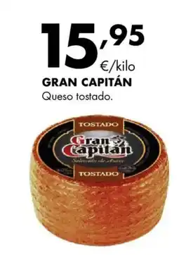 Supermercados Lupa GRAN CAPITÁN Queso tostado oferta