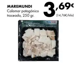 Supermercados Lupa MAREMUNDI Calamar patagónico troceado oferta