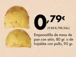 Supermercados Lupa Empanadilla de masa de pan con atún, o de hojaldre con pollo oferta