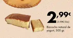 Supermercados Lupa Bizcocho natural de yogurt oferta