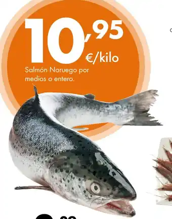 Supermercados Lupa Salmón Noruego por medios o entero oferta