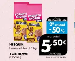 Supermercados Lupa NESQUIK Cacao soluble oferta