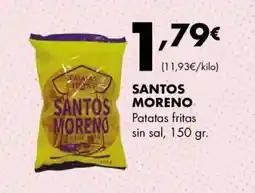 Supermercados Lupa SANTOS MORENO Patatas fritas sin sal oferta