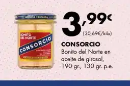 Supermercados Lupa CONSORCIO Bonito del Norte en aceite de girasol oferta