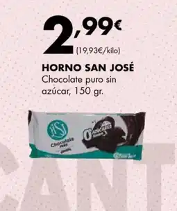 Supermercados Lupa HORNO SAN JOSÉ Chocolate puro sin azúcar oferta