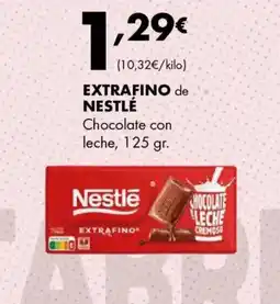 Supermercados Lupa EXTRAFINO de NESTLÉ Chocolate con leche oferta