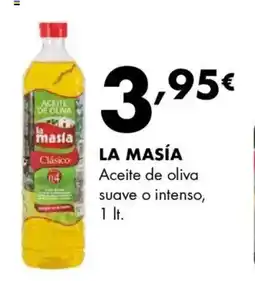 Supermercados Lupa LA MASÍA Aceite de oliva suave o intenso oferta