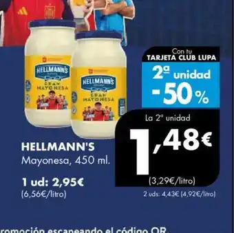 Supermercados Lupa HELLMANN'S Mayonesa oferta