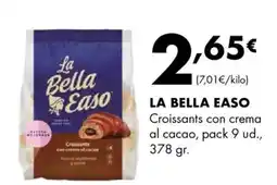 Supermercados Lupa LA BELLA EASO Croissants con crema al cacao oferta