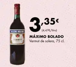 Supermercados Lupa MÁXIMO BOLADO Vermut de solera oferta