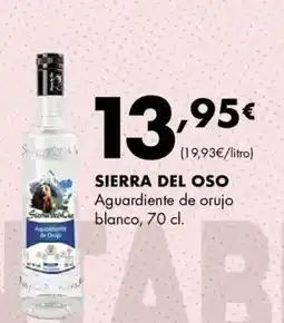Supermercados Lupa SIERRA DEL OSO Aguardiente de orujo blanco oferta