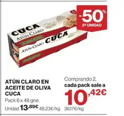 Supercor CUCA Atún claro en aceite de oliva oferta