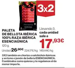 Supercor Paleta de bellota ibérica cada unidad 100% raza ibérica esenciaúnica oferta