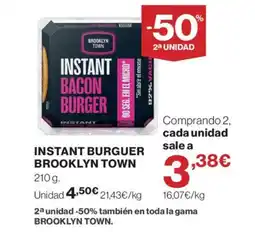 Supercor Instant burguer brooklyn town oferta