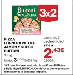 Supercor BUITONI Pizza forno di pietra jamón y queso oferta