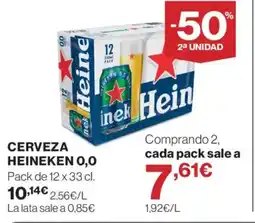 Supercor HEINEKEN O,O Cerveza oferta