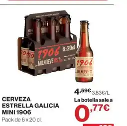 Supercor CERVEZA ESTRELLA GALICIA MINI 1906 oferta