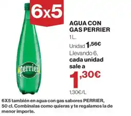 Supercor PERRIER Agua con gas oferta