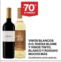Supercor Vinos blancos d.o. rueda blume y vinos tinto, blanco y rosado mucho más oferta