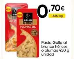 Cash FROIZ GALLO Pasta al bronce hélices o plumas oferta