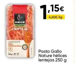 Cash FROIZ GALLO Pasta Nature hélices lentejas oferta