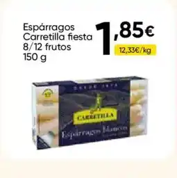 Cash FROIZ CARRETILLA Espárragos fiesta 8/12 frutos oferta