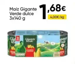 Cash FROIZ GIGANTE VERDE Maiz dulce oferta