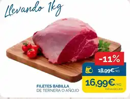 Cash Ecofamilia Filetes babilla de ternera o añojo oferta