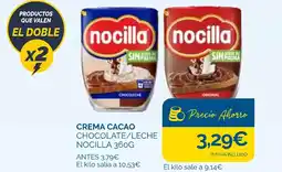 Cash Ecofamilia NOCILLA Crema cacao chocolate/leche oferta