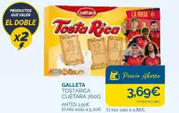 Cash Ecofamilia CUÉTARA Galleta tostarica oferta