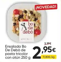 FROIZ Ensalada Bo De Debò de pasta tricolor con atún oferta