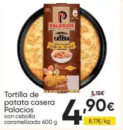 FROIZ PALACIOS Tortilla de patata casera con cebolla caramelizada oferta