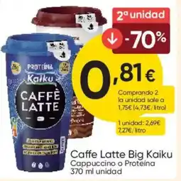 FROIZ KAIKU Caffe Latte Big Cappuccino o Proteina oferta