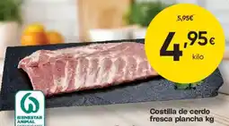 FROIZ Costilla de cerdo fresca plancha oferta