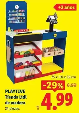 Ocine Playtive - tienda lidl de madera oferta