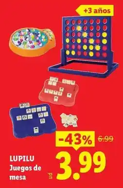 Ocine Lupilu - juegos de mesa oferta