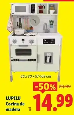 Ocine Lupilu - cocina de madera oferta