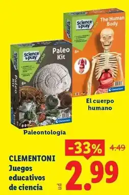 Ocine Clementoni - juegos educativos de ciencia oferta