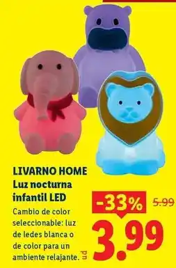 Ocine Livarno home - luz nocturna infantil led oferta